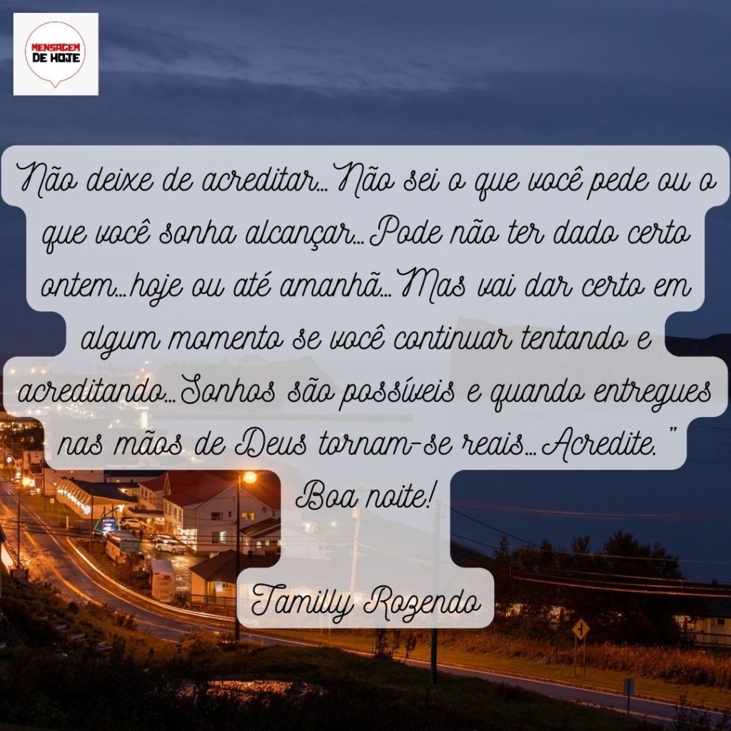 Boa Noite 25 de Maio de 2022 17