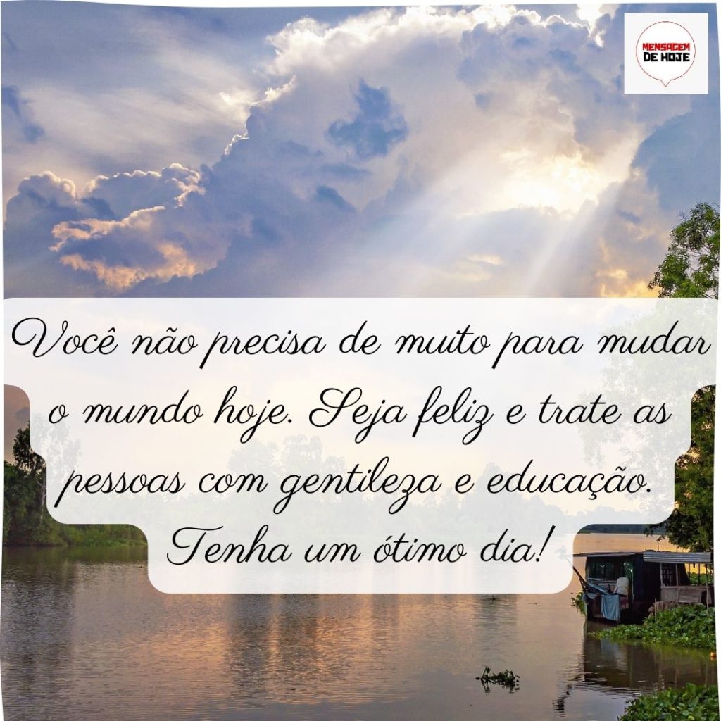 Bom Dia 01 de Julho de 2022 9