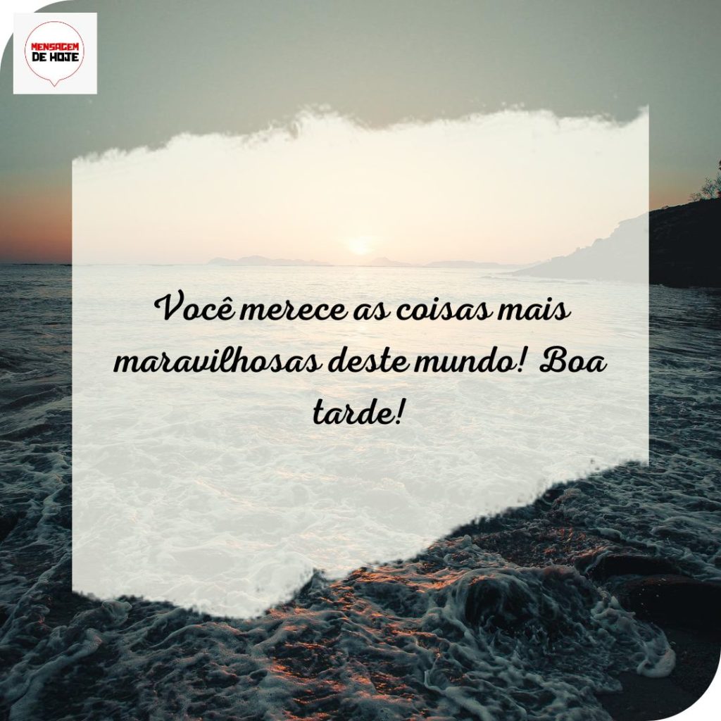 Boa Tarde 24 de Julho de 2022 19