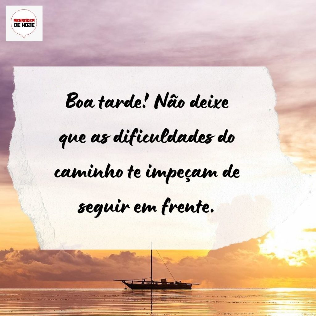 Boa Tarde 08 de Agosto de 2022 7