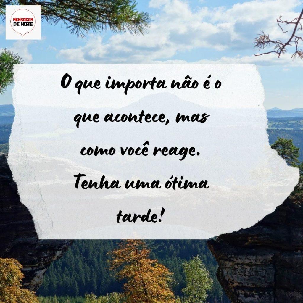 Boa Tarde 12 de Agosto de 2022 17