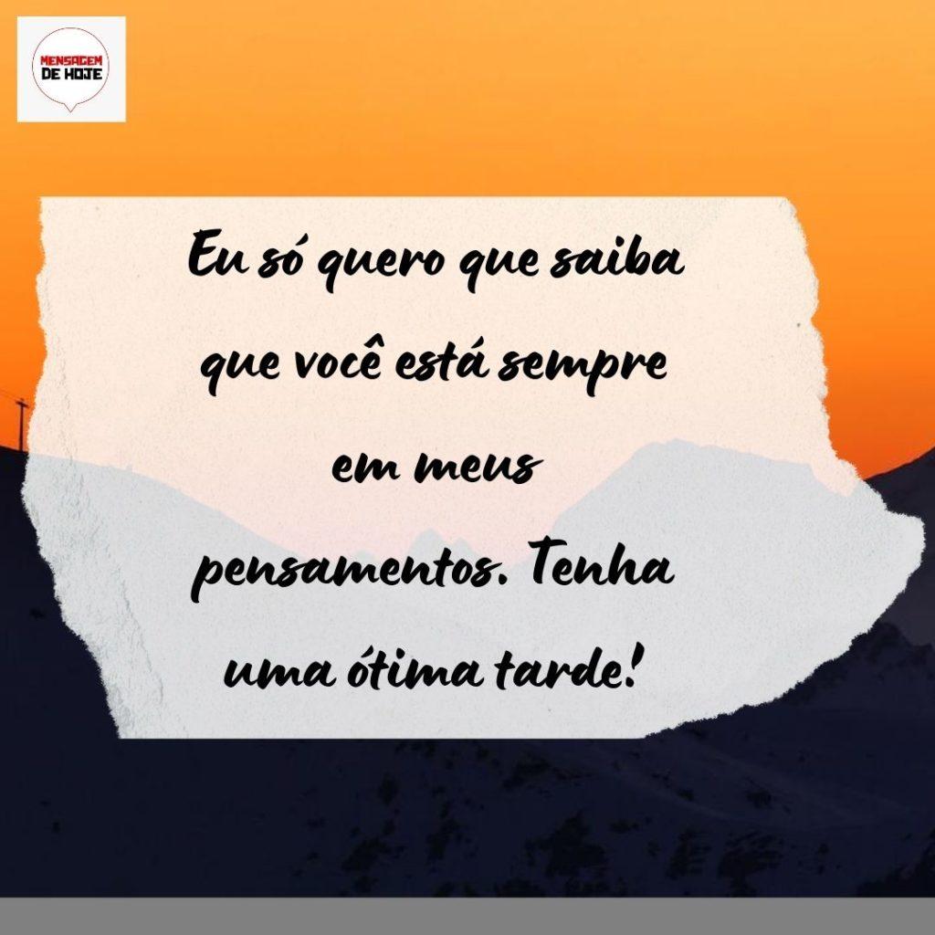 Boa Tarde 14 de Agosto de 2022 7