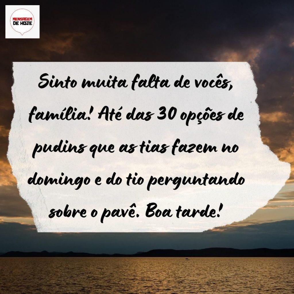 Boa Tarde 20 de Agosto de 2022 11