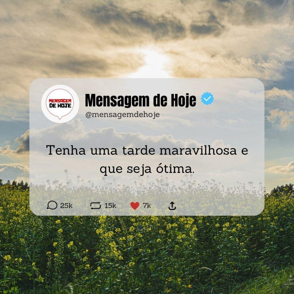 Boa Tarde 06 de Março de 2023 17