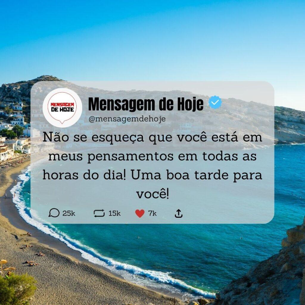 Boa Tarde 19 de Abril de 2023 7