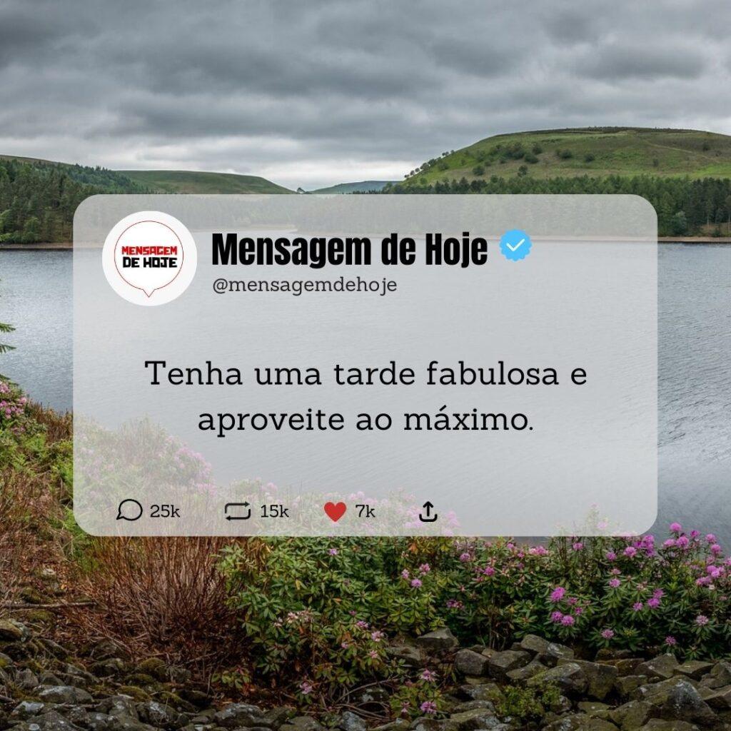 Boa Tarde 12 de Abril de 2023 9