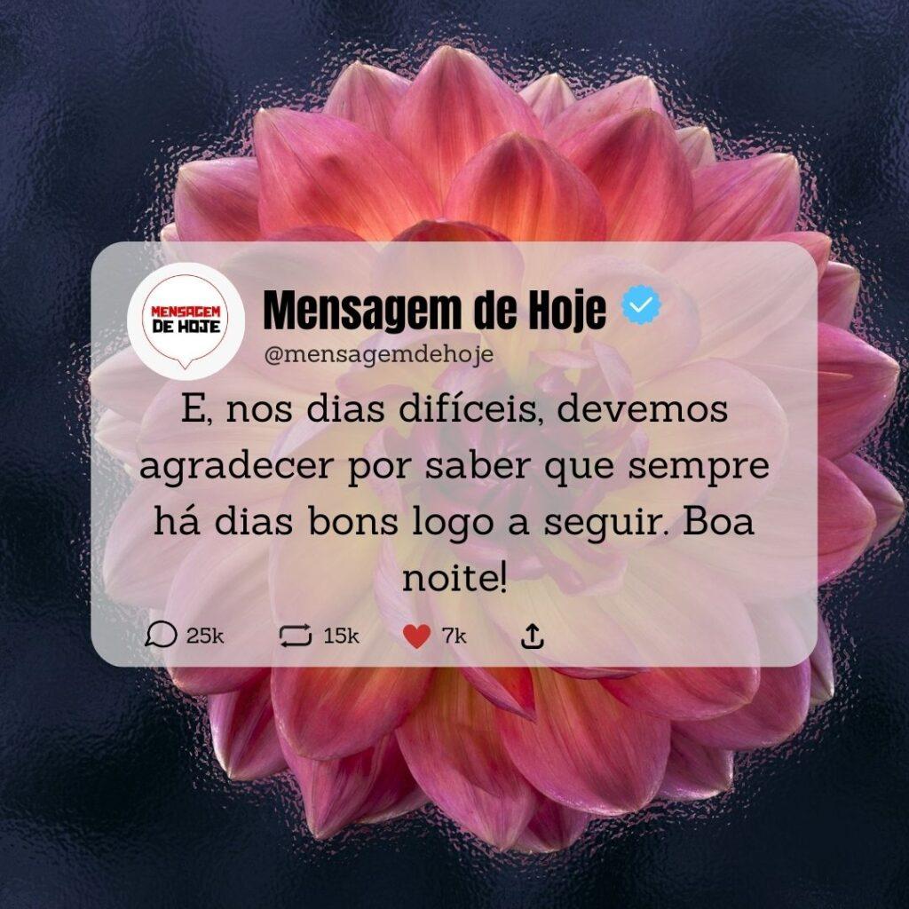Boa Noite 07 de Abril de 2023 19