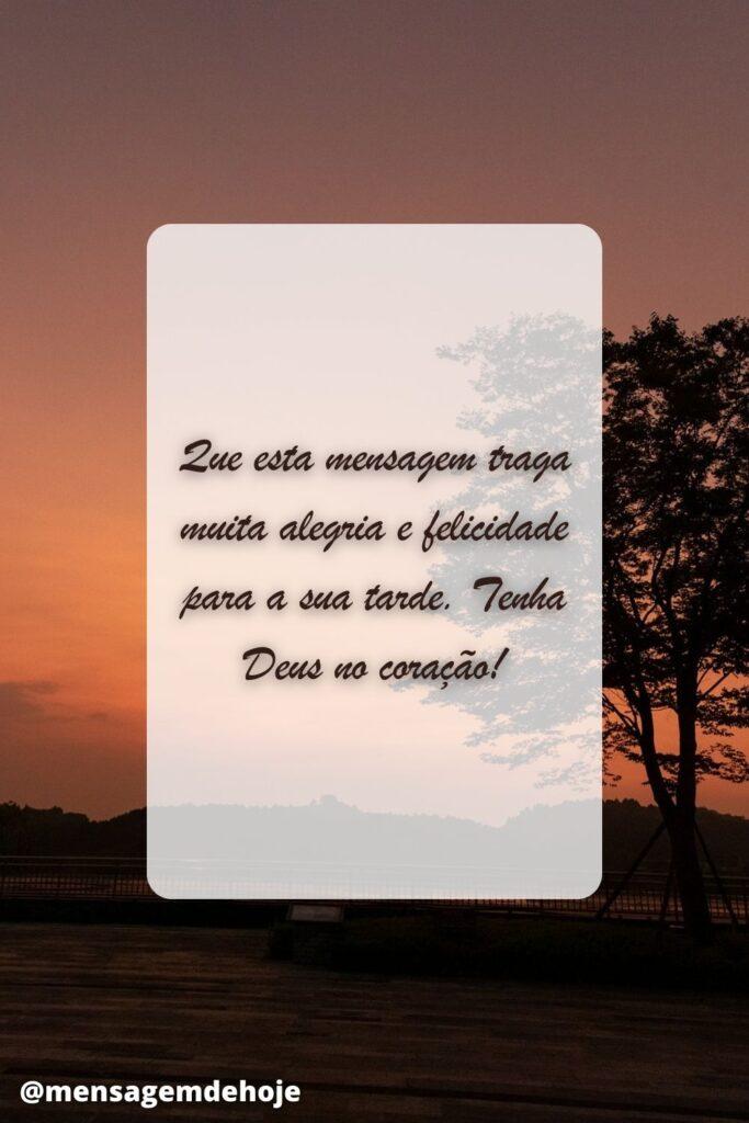 Boa Tarde 23 de Maio de 2023 7