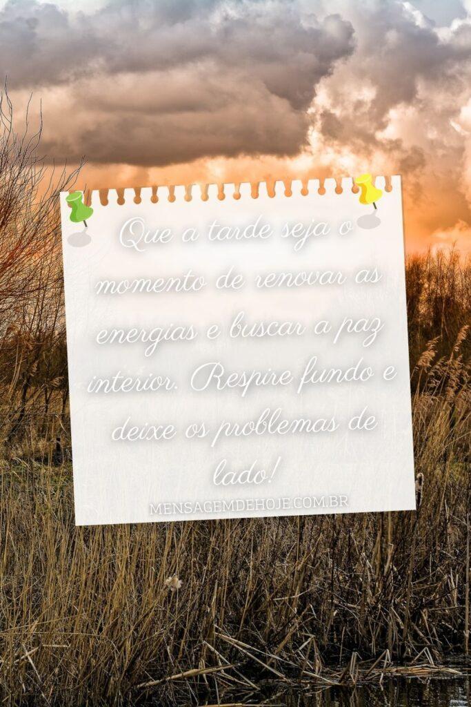 Boa Tarde 31 de Julho de 2023 15