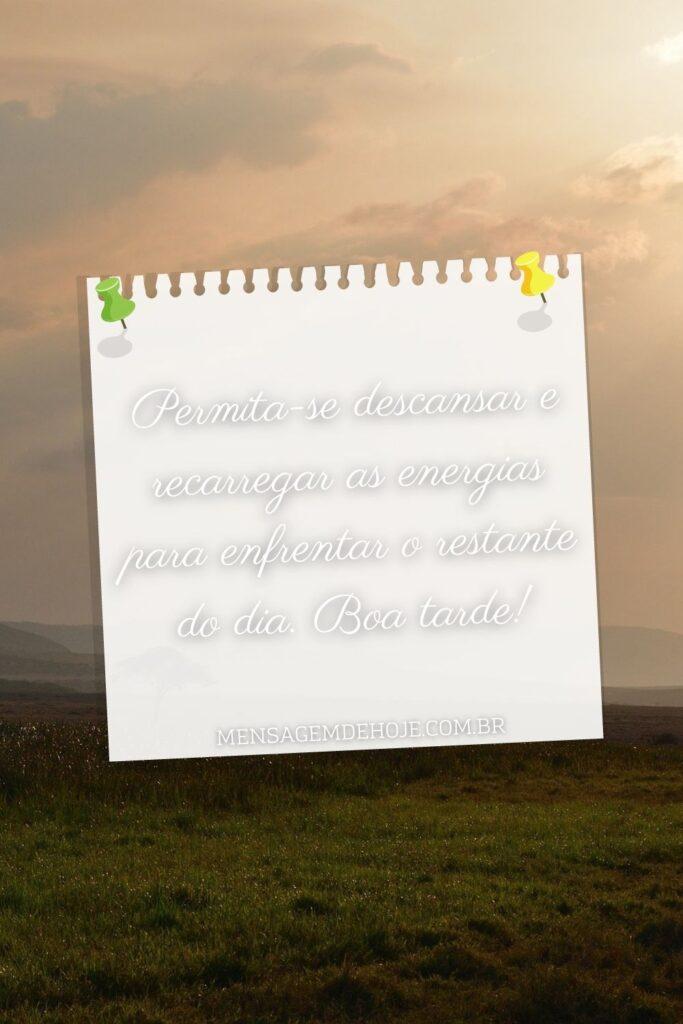 Boa Tarde 18 de Julho de 2023 9