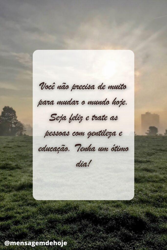 Bom Dia 01 de Julho de 2023 13