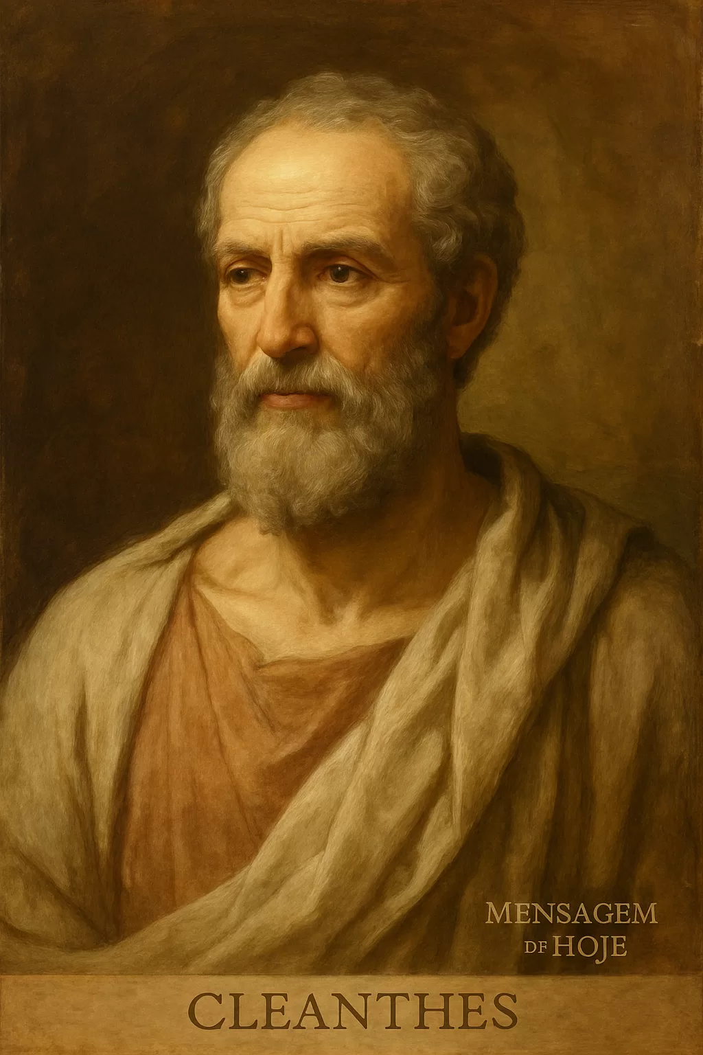 Frase Estoica de Cleantes: Sabedoria e Virtude na Filosofia Estoica | Mensagem de Hoje