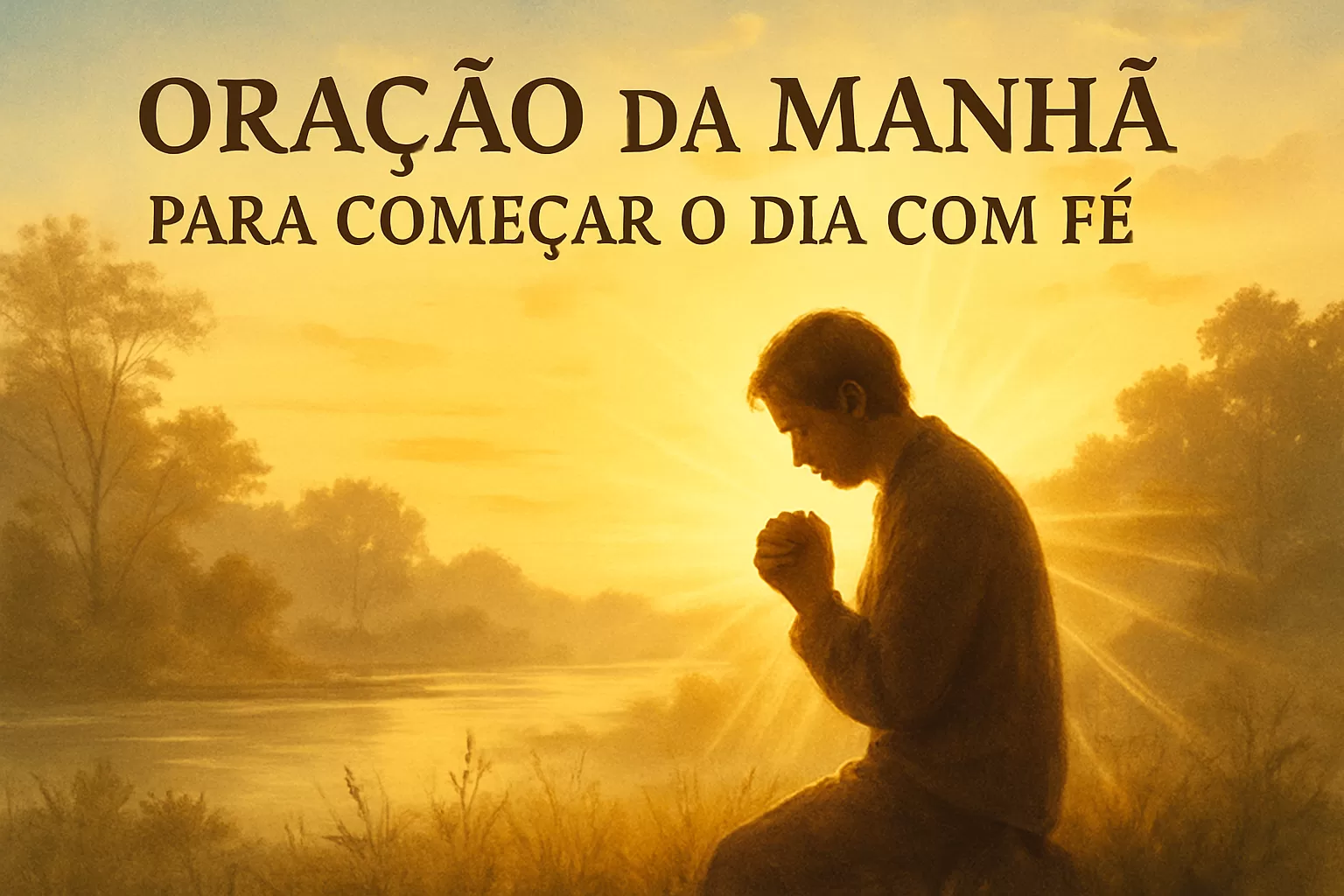 Oração da Manhã para Começar o Dia com Fé e Esperança