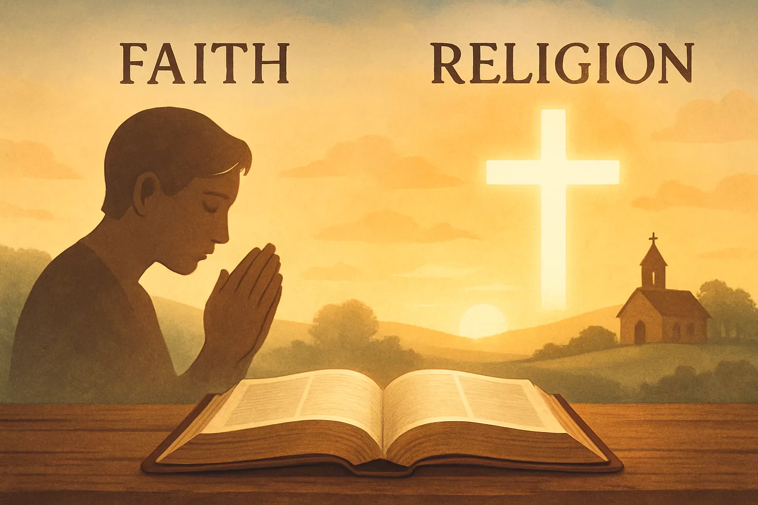 Qual a Diferença Entre Fé e Religião? Entenda Bíblicamente