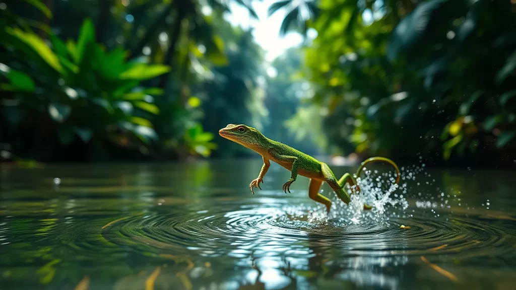 O Lagarto Jesus Cristo: O Incrível Segredo da Corrida Sobre a Água!