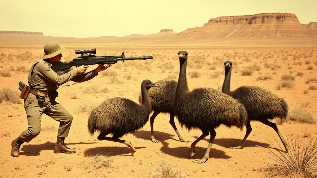 A Grande Guerra do Emu: Quando o Exército Australiano Enfrentou Aves Gigantes e Perdeu!