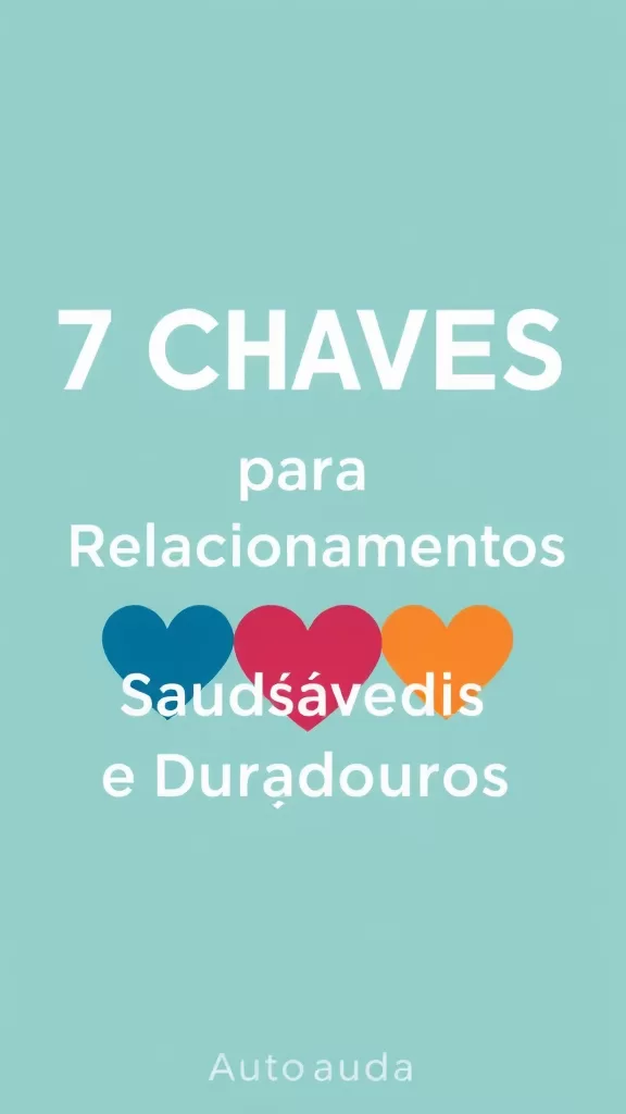 7 Chaves para Relacionamentos Saudáveis e Duradouros