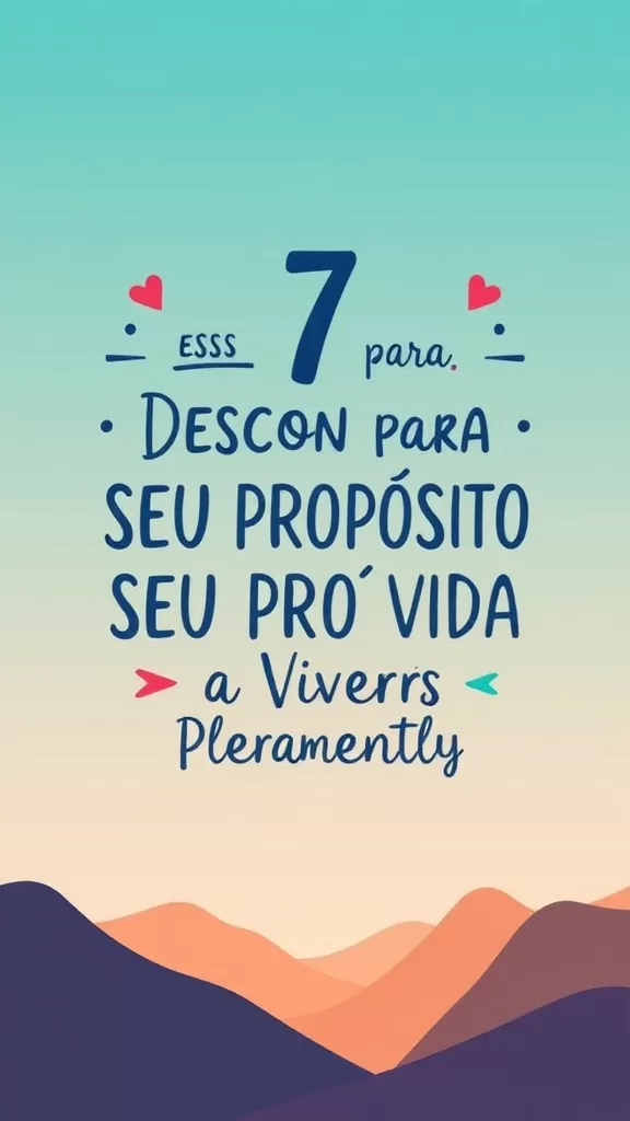 7 Passos para Descobrir Seu Propósito de Vida e Viver Plenamente