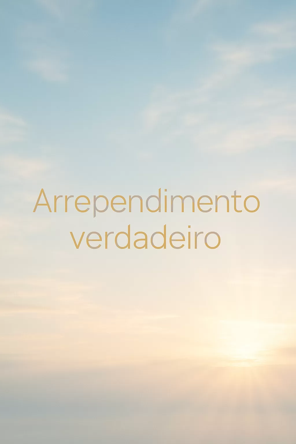 Arrependimento Verdadeiro: Chamado à Transformação Bíblica