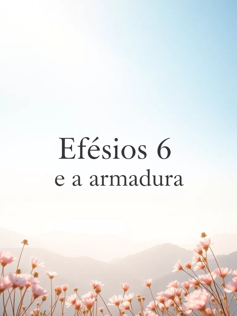 Efésios 6: A Armadura de Deus para a Batalha Espiritual