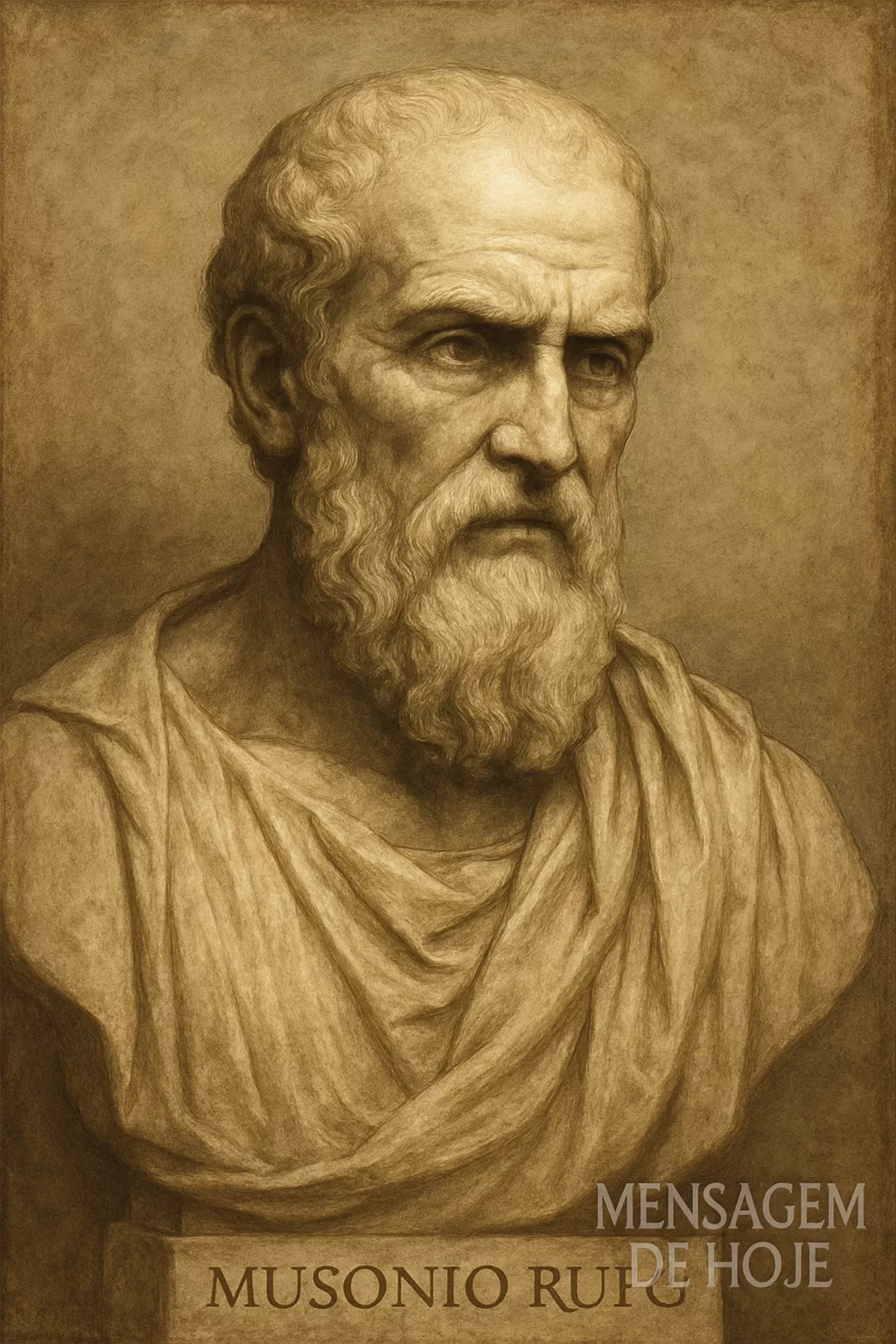 Frase Estoica de Musônio Rufo: A Essência da Disciplina para a Virtude