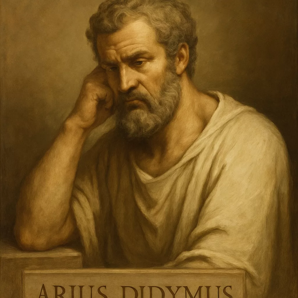 Frase Estoica de Ário Dídimo: A Mensagem de Hoje para a Serenidade