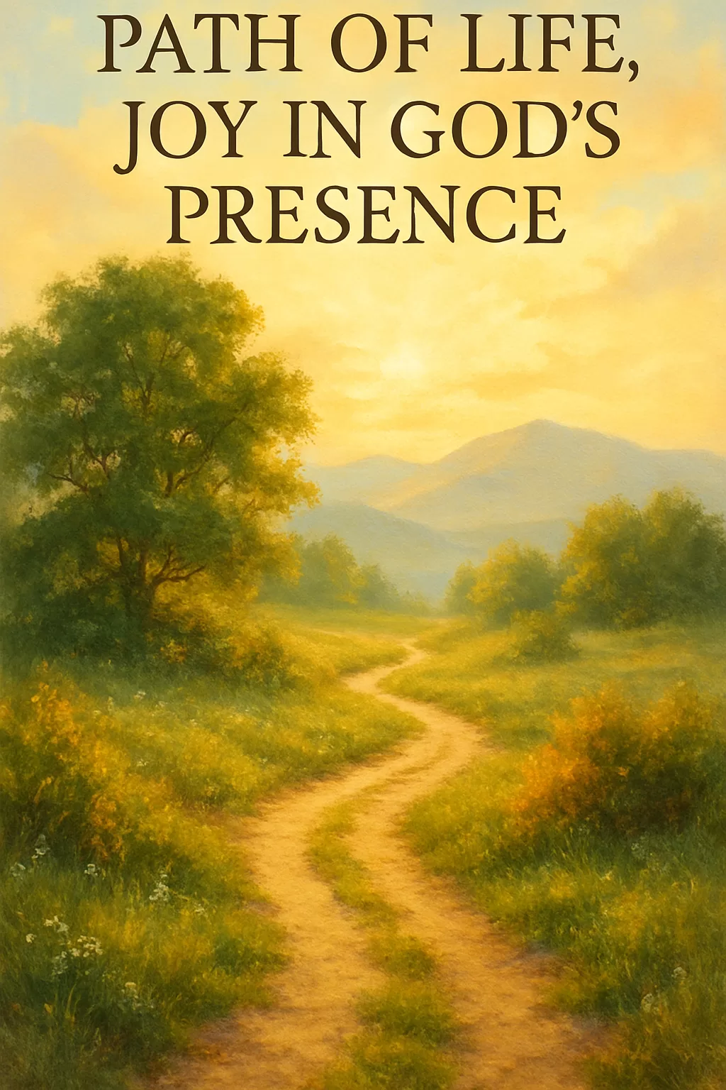 Alegria Plena e Vereda da Vida: Encontre em Deus (Salmo 16:11)