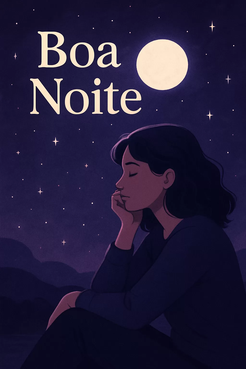 Serene Boa Noite: Reflexão, Gratidão e um Descanso Renovador