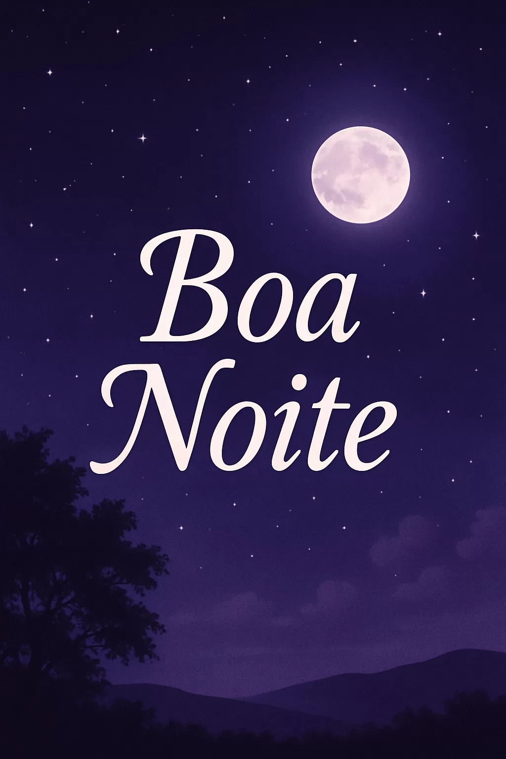 Noite Serene: Um Convite à Paz Interior