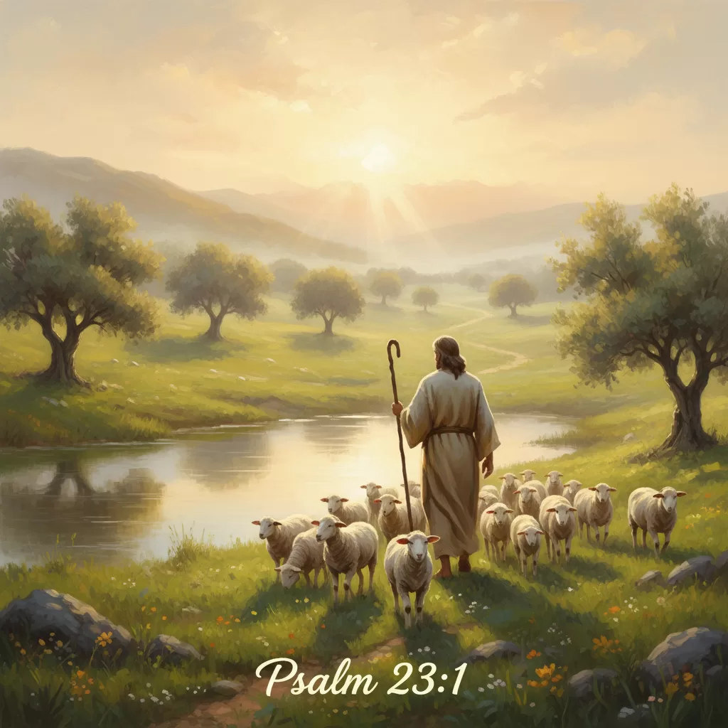 O Senhor é Meu Pastor: Plenitude e Paz em Sua Guiança
