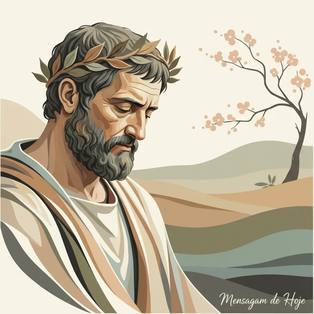 Marco Aurélio: Calma Interior na Adversidade | Mensagem Estoica