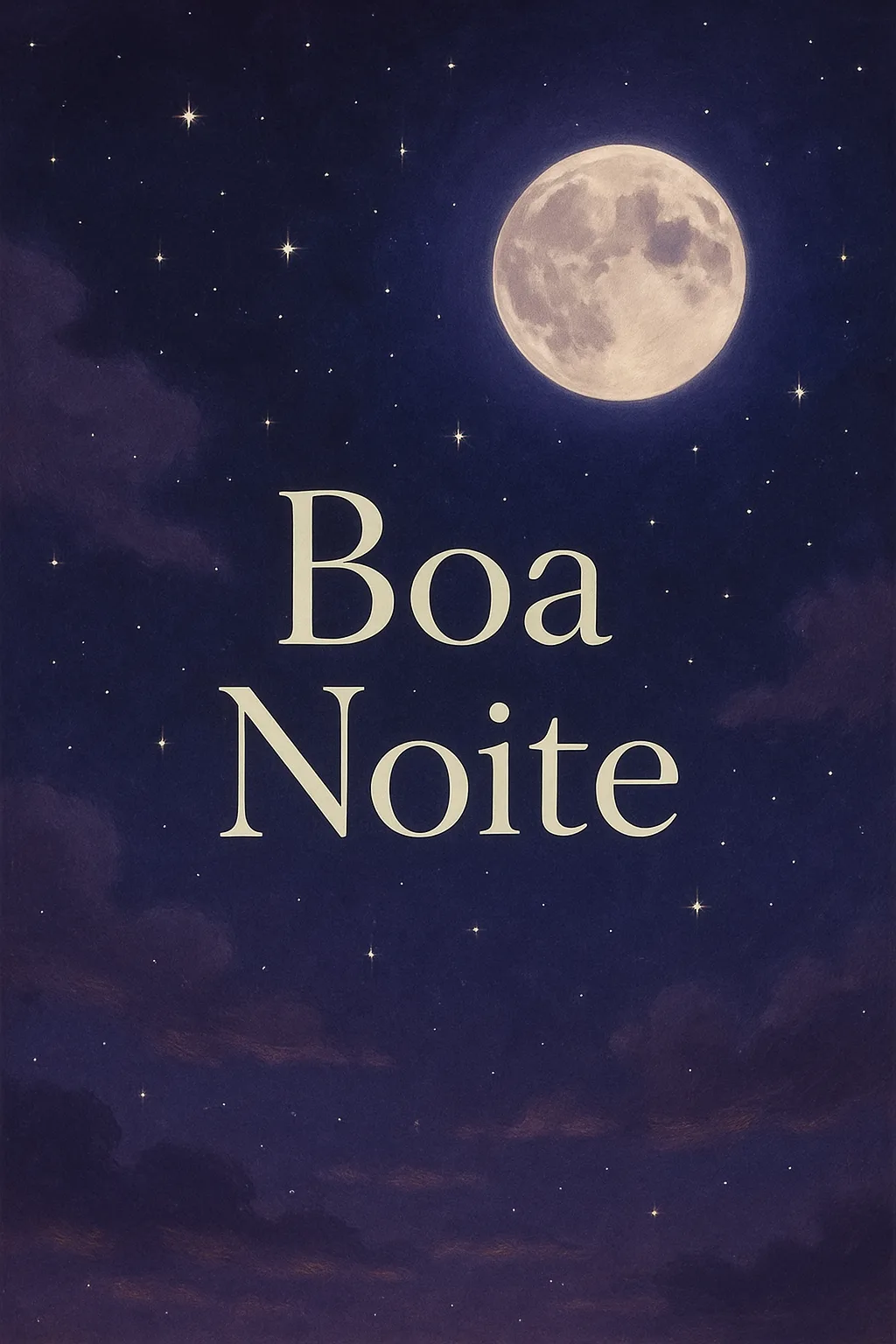 Serenidade Noturna: Sua Boa Noite de Paz e Renovação