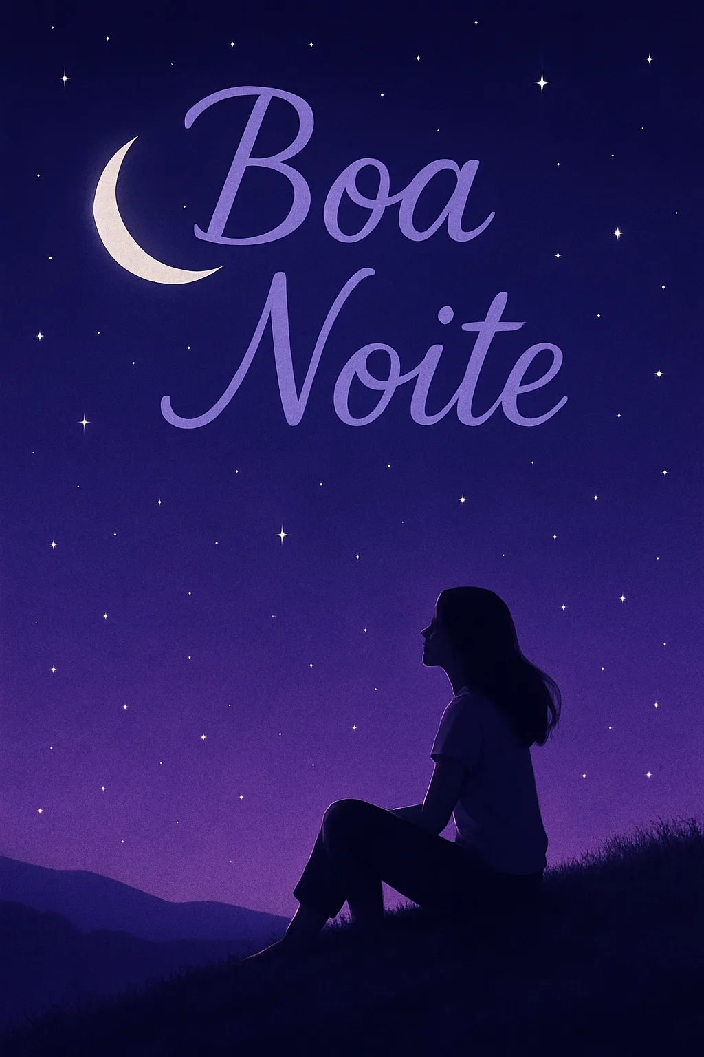 Serenidade Noturna: Um Convite à Paz e Renovação