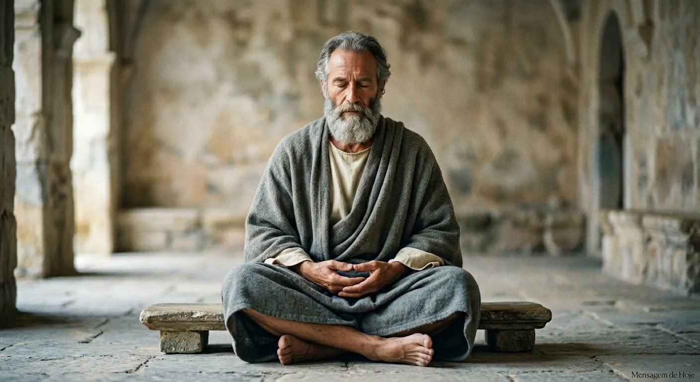 Epicteto: Sabedoria Estoica para a Paz Interior Zen Minimalista 1 Frase estoica de Epicteto: “Não são os eventos que nos perturbam, ma...” – Mensagem de Hoje