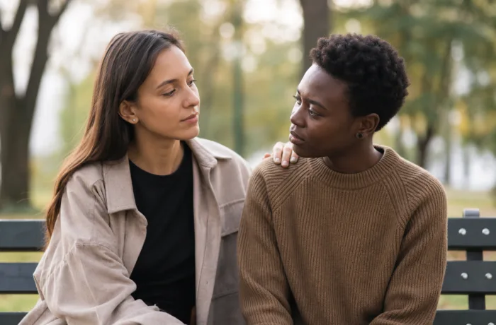 Como ser um ombro amigo para alguém em crise: atitudes que realmente fazem a diferença