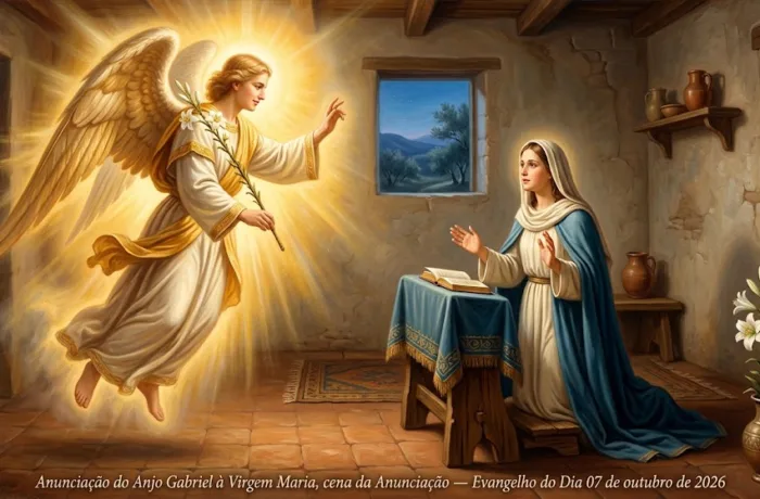 Evangelho do dia 07 de outubro — o “sim” que mudou o mundo