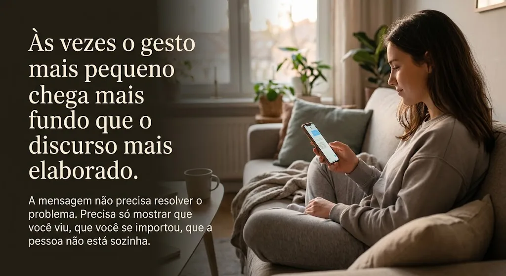 Mensagem Curta para Pessoa Triste: Simples e do Coração