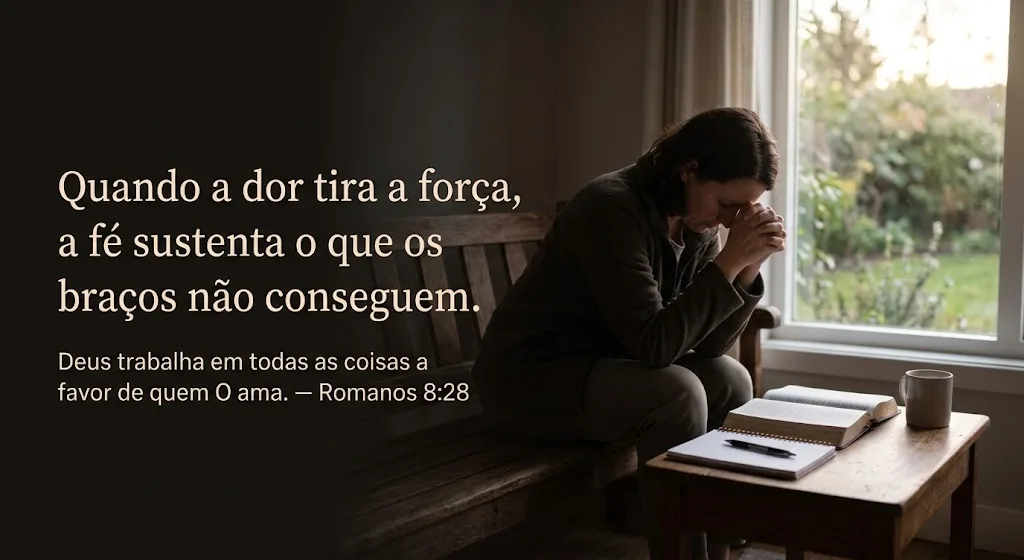 Mensagem de Conforto na Dor: Força Quando Tudo Pesa